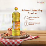 Patanjali 100% PURE Groundnut Oil 1 liter EXPORT QUALITY
