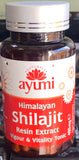 ayumi himalayan Shilajeet Capsule 500mg Extract Vegan 60 Capsules new stock 3/26