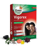 Zandu Vigorex Gold Ayurvedic Daily Energizer 10 Capsules for IMPROVING SEX LIFE