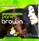 PATANJALI KESH KANTI HAIR COLOUR (CREAM & DEVELOPER) - NATURAL BLACK,DARK BROWN
