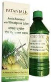 PATANJALI AMLA ALOEVERA JUICE with WHEAT GRASS 500ml EXPORT QUALITY