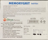 Patanjali Divya Memorygrit, 20 Tablets