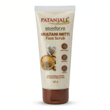 PATANJALI SAUNDARYA FACE SCRUB MULTANI MITTI NEW stock 100G