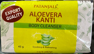 patanjali aloevera kanti body cleanser(soap)75g