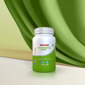 Patanjali Nutrela Vitamin C+zinc-60 Cap