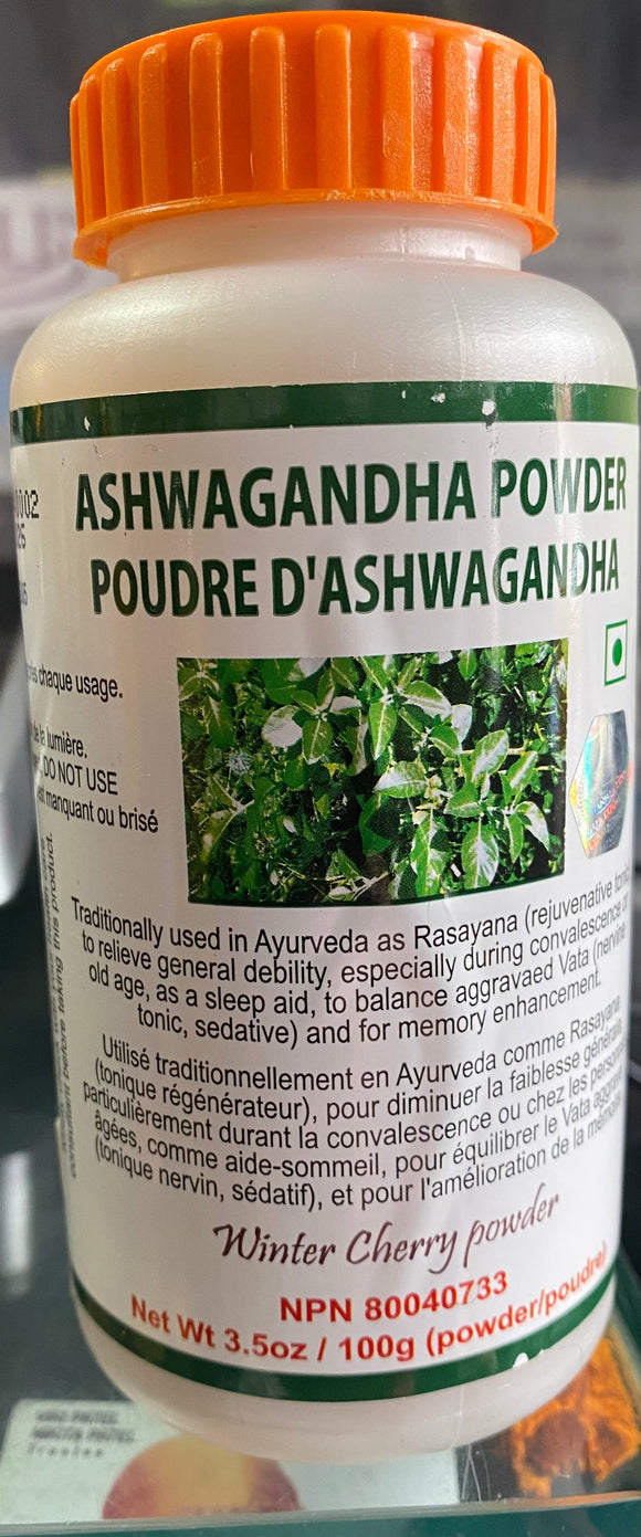 Patanjali Ashwagandha churna EXPORT QUALITY Winter Cherry General Health powder 100g