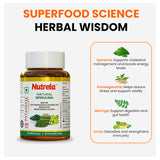 Patanjali Nutrela Natural Spirulina 60 Tablets