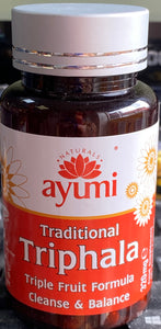 AYUMI Triphala Capsule High Strength Extract based Vegan 60 Capsule PREMIUM PRODUCTS