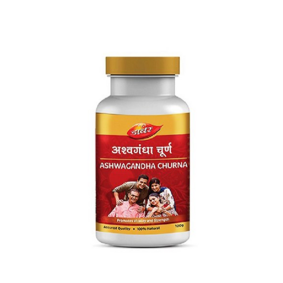 Dabur Ashwagandha Churna Withania Somnifera Powder 100g