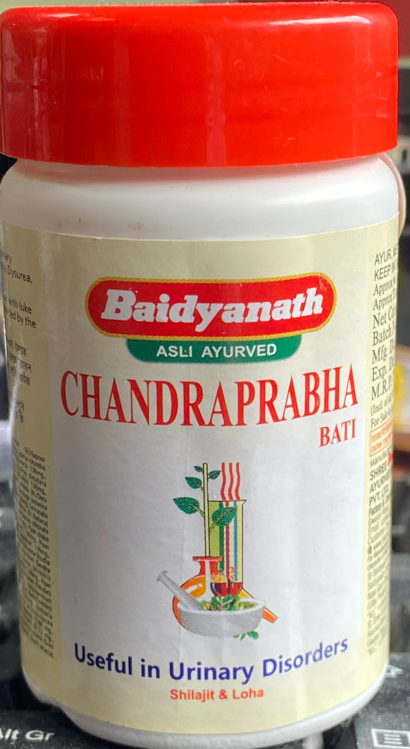 baidyanath Chandraprabha Vati 80 Tab Indigestion, Urinary Tract Problems