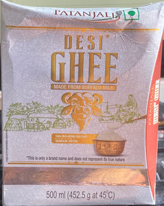 patanjali desi ghee made from buffalo milk 500g