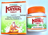 Kayam Churna 30 Tablets Gas Constipation Acid