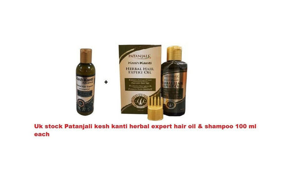 Patanjali Kesh Kanti Advance Herbal oil & shampoo combo 100 ml each