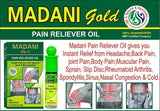 Madani Gold Medicated Oil for Cold Blocked Nose Muscle Pain Reliver Oil Roll On