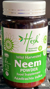 HESH Neem Leaf Powder | Detox, Cleanse, Digestion, Immunity | Skin, Hair Care 100G