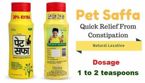 Pet Safa Granules Natural Laxative for Effective Relief By Divisa Herbals