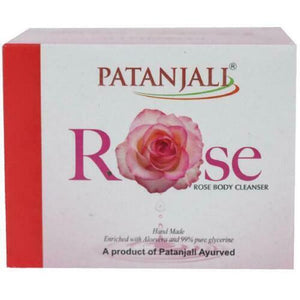 Patanjali Rose Body Cleanser Soap Indian Herbal Natural Soap - 125 g