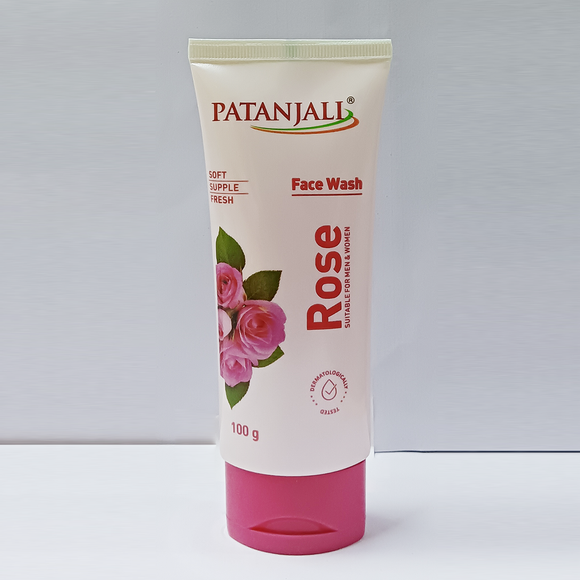 patanjali ROSE FACE WASH 100ml