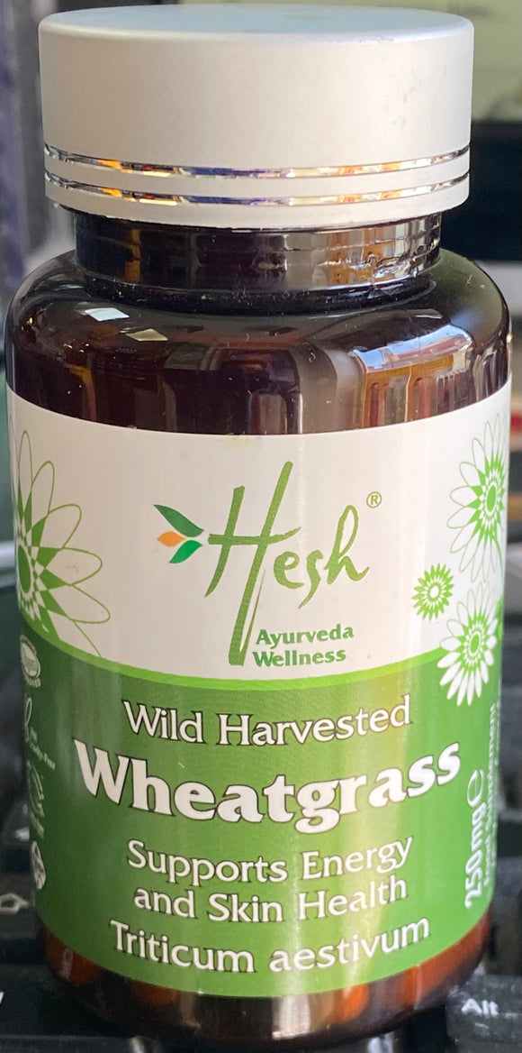 hesh Wheatgrass Capsules 500mg Vegetarian Wheat Grass premium products new 10/24