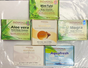 6 IN 1 MULTIPACK PATANJALI SOAPS(EXPORT QUALITY)