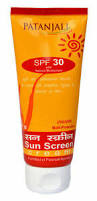 Patanjali Sun Screen Cream SPF 30 UVA / UVB Multi - Protection - 50 gm