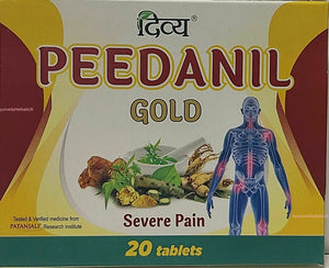 Patanjali Peedanil Gold 20 Tablets For Severe Pain Relief