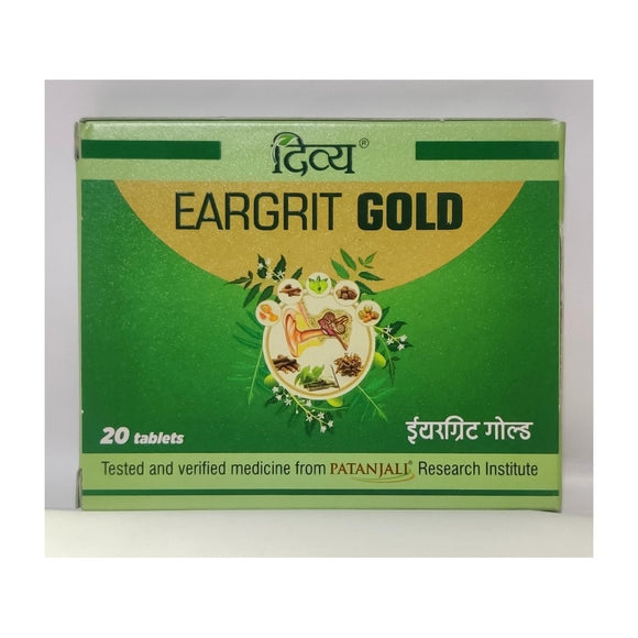 Patanjali Eargrit Gold, 20 Tablets new