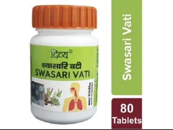 Patanjali  Swasari Vati 80 Tablets, Treats Cold, cough